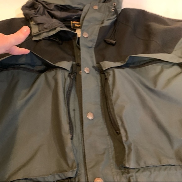 Stearns Men's Green Waterproof Raincoat Drawstring Waist Full Zip Jacket XXL - Picture 6 of 12